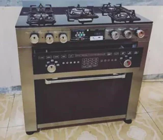 اجاق گاز طرح فر صفحه شیشه دیجیتال تکنووا