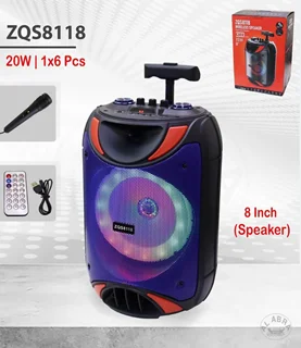 اسپیکر چمدانی شارژی ZQS 8118