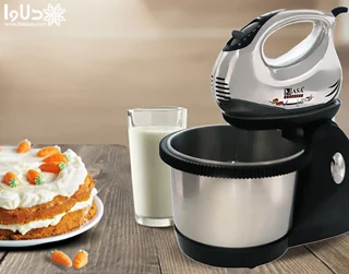 همزن برقی کاسه دار استیل(مارک رومانتیک هوم) مدل SELVA-8