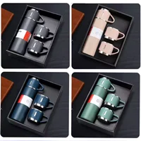 فلاسک و لیوان مدل hot-cold گنجایش 0.5 لیتر بسته 3 عددی