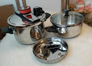 زودپز دوقلو کلیپسی یونیک آلمان 6+4 لیتر مدل DSD